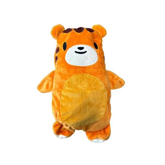 Cubcoats Hoodie Sweatshirt W/Ears Zips into Plushie Toy Age 6-7 Orange NWT - Picture 4 of 11